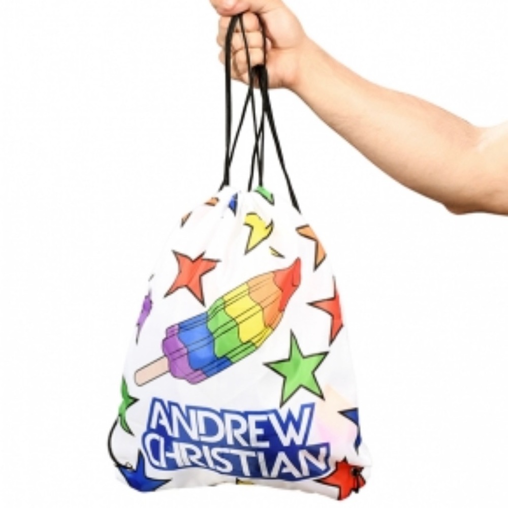 ANDREW CHRISTIAN - Popsicle drawstring backpack